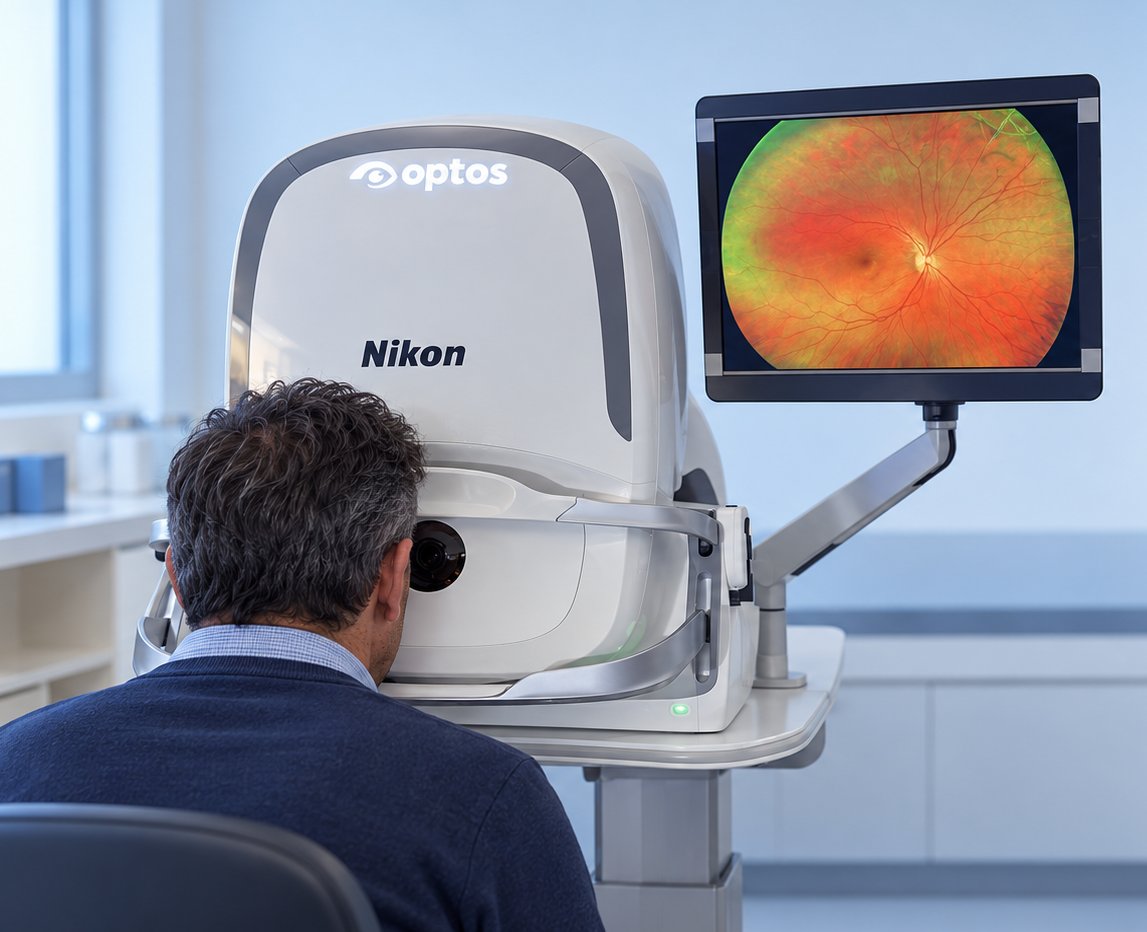 Optos: imagen de campo ultra-amplio